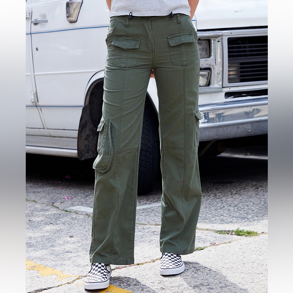 Brandy Melville John Galt Green Kim Cargo Pants